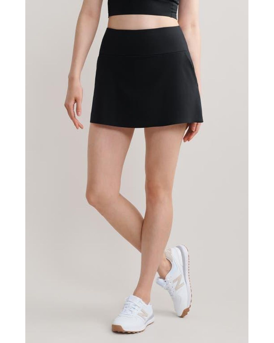Rhone Black Course To Court 14-Inch Sport Skort
