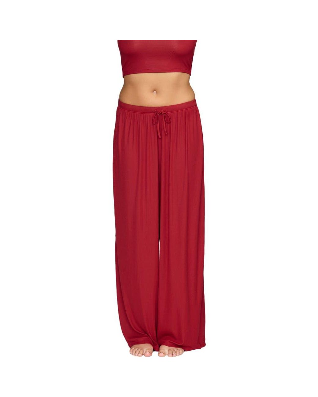 CUUP Red The Drawstring Pant