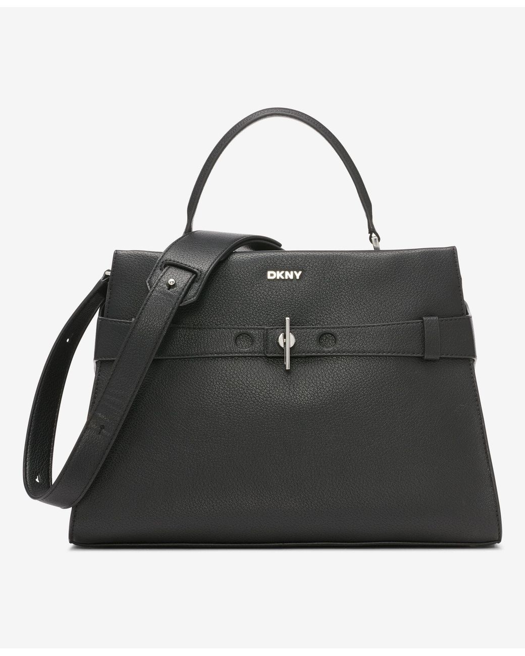 DKNY Black Bleeker Large Satchel