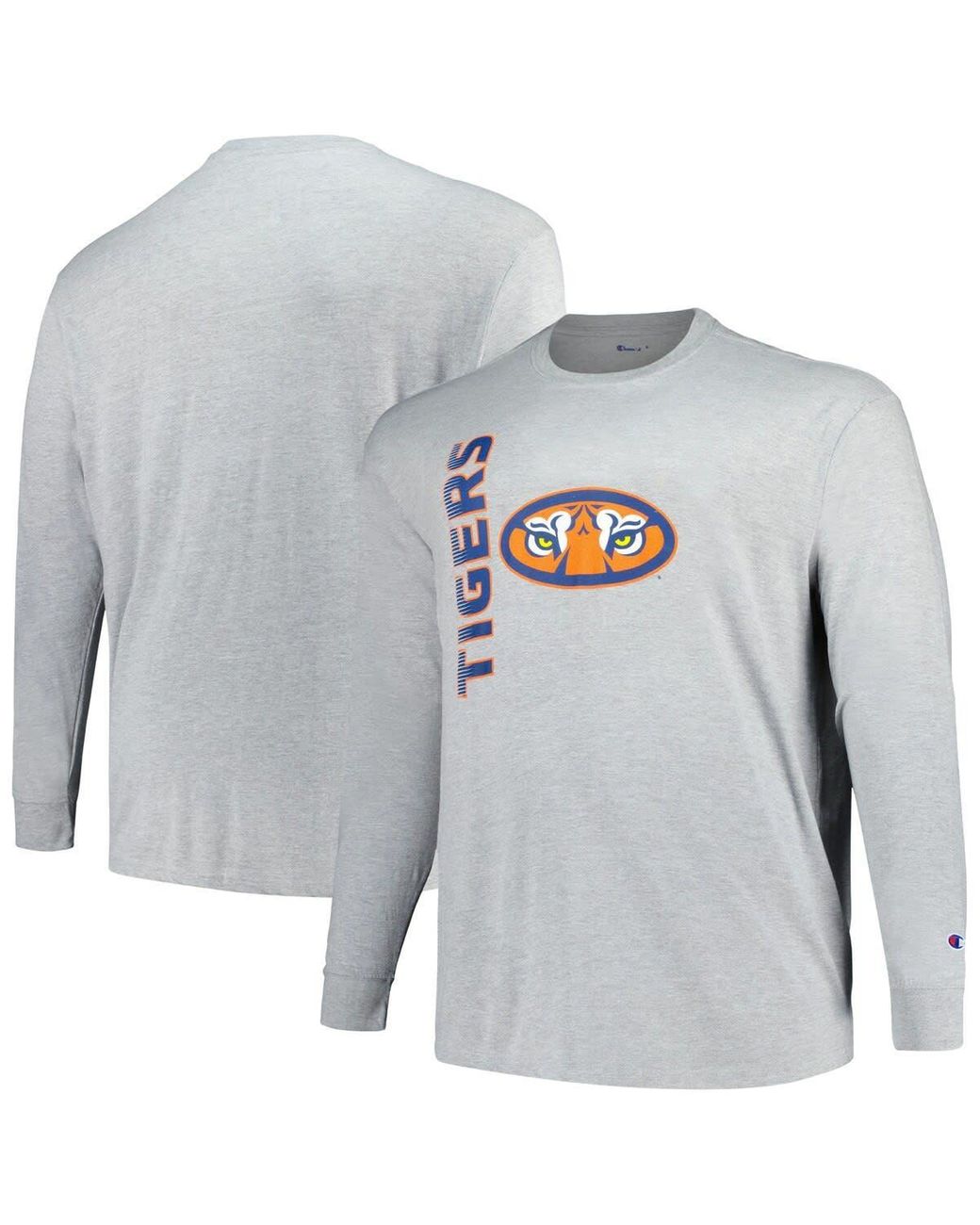 Champion Auburn Tigers Big Tall Mascot Long Sleeve T shirt At