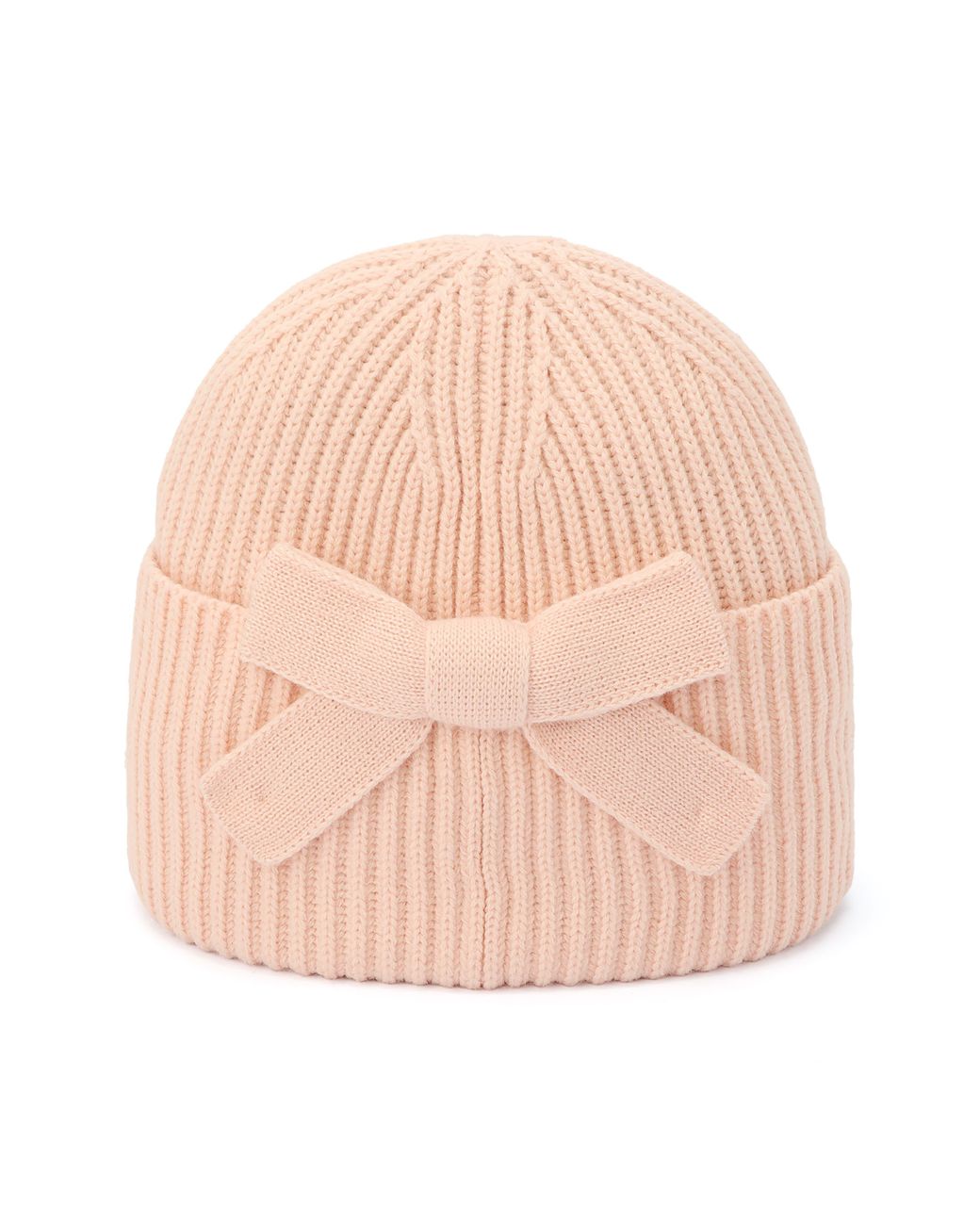Kate Spade Pink Bow Rib Beanie