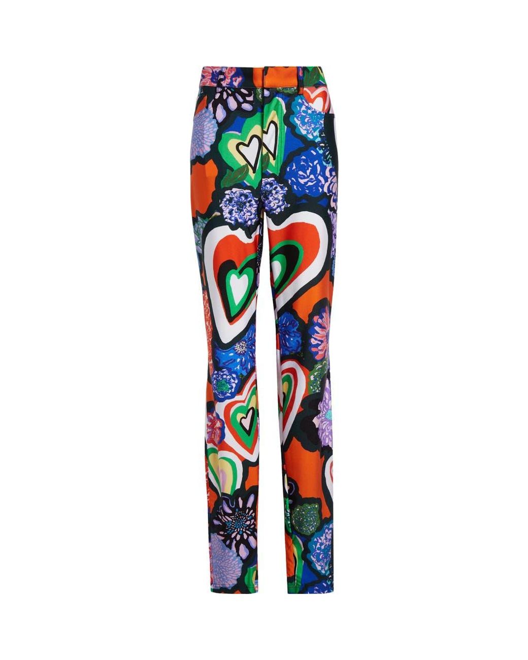 Area Heart Print Leggings in Blue Lyst