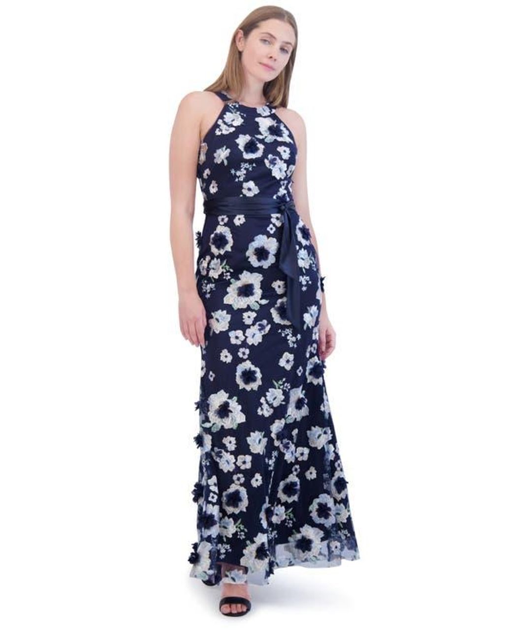 Eliza j floral gown best sale