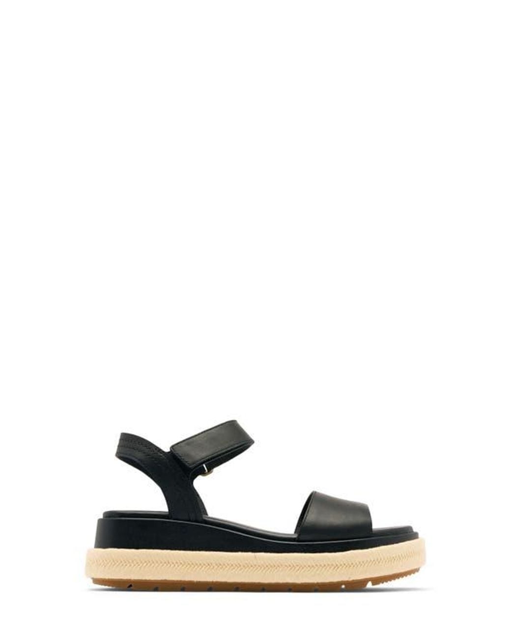 Sorel Blue Sunpeak Ankle Strap Platform Sandal