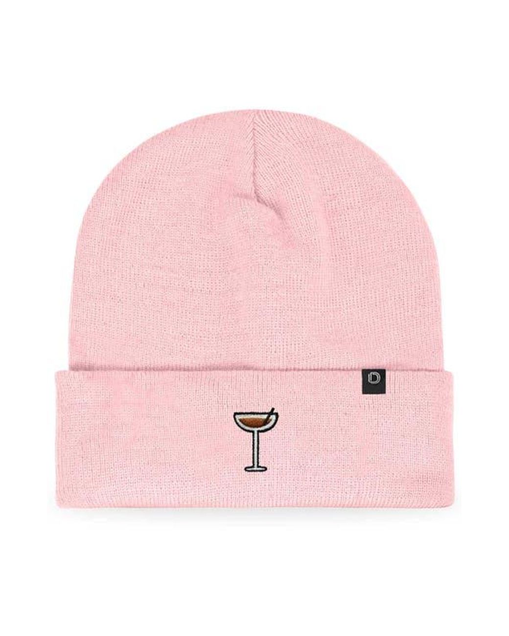 Alix Pink Coffee Martini Beanie Cap