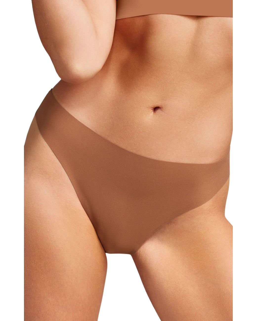 Siella Brown No-Show Thong
