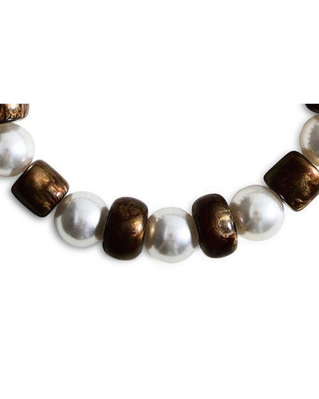 Mango Black Beaded Statement Necklace