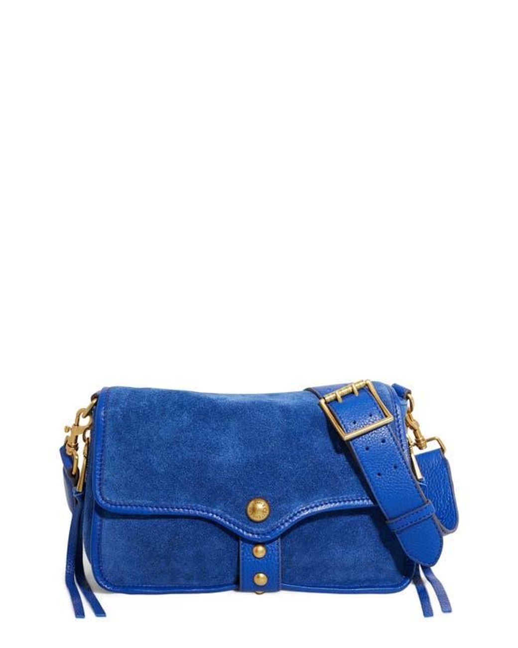 Aimee Kestenberg Great Escape Suede Crossbody Bag in Blue Lyst