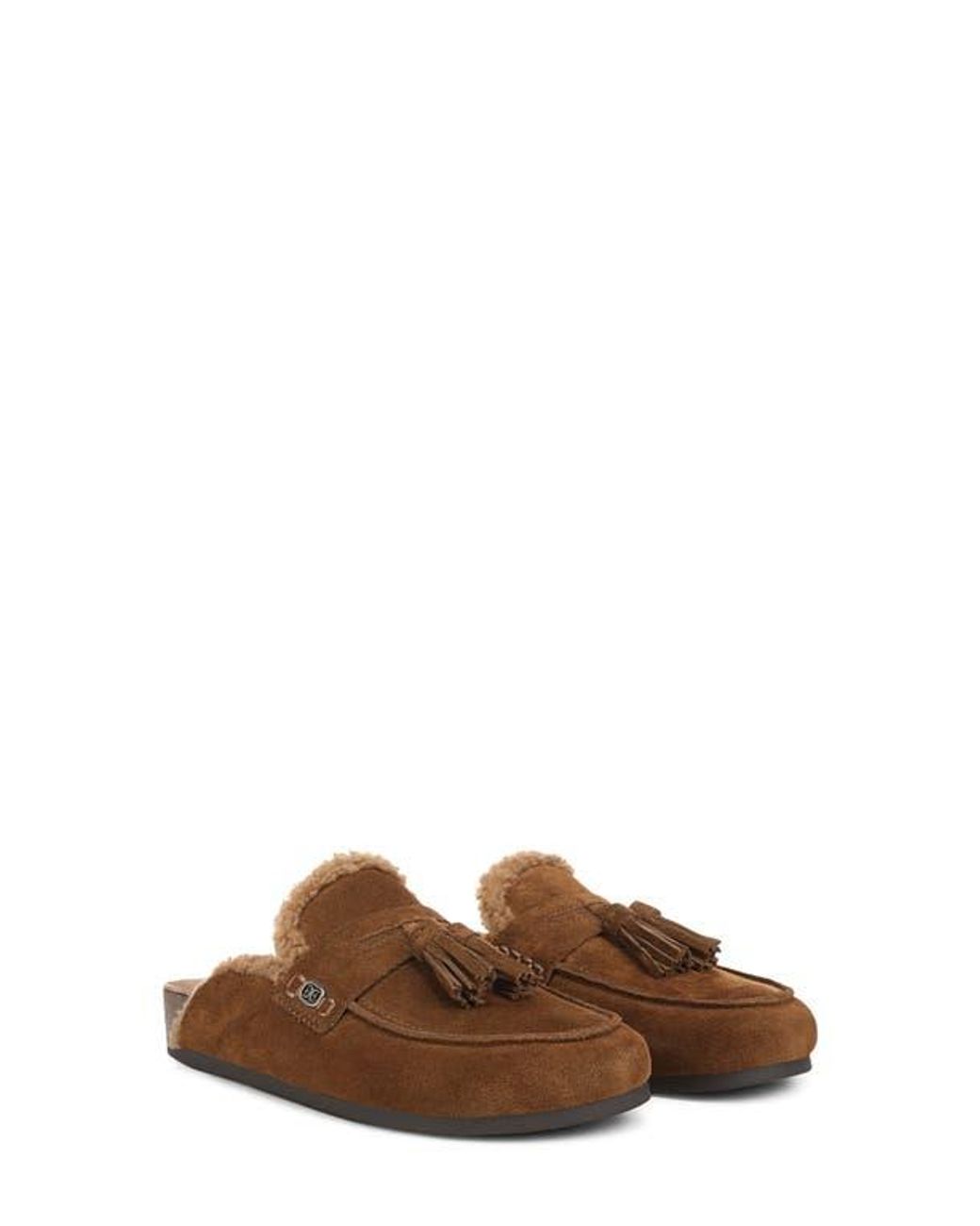 Sam Edelman Brown Astrid Genuine Shearling Lined Mule