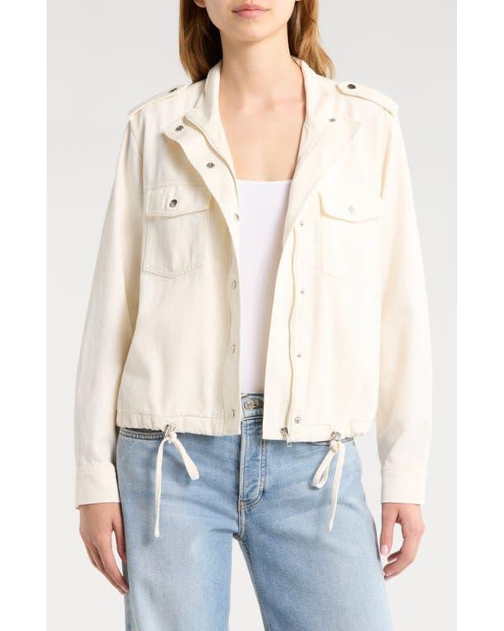 Rails Natural Collins Crop Jacket