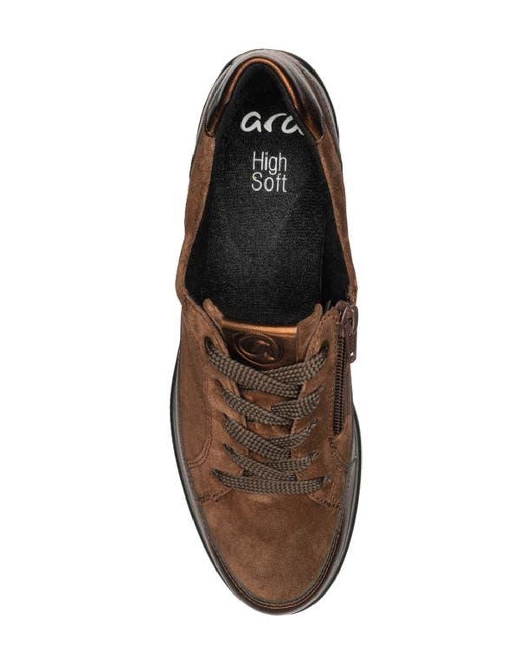 Ara Brown Zamia Wedge Sneaker