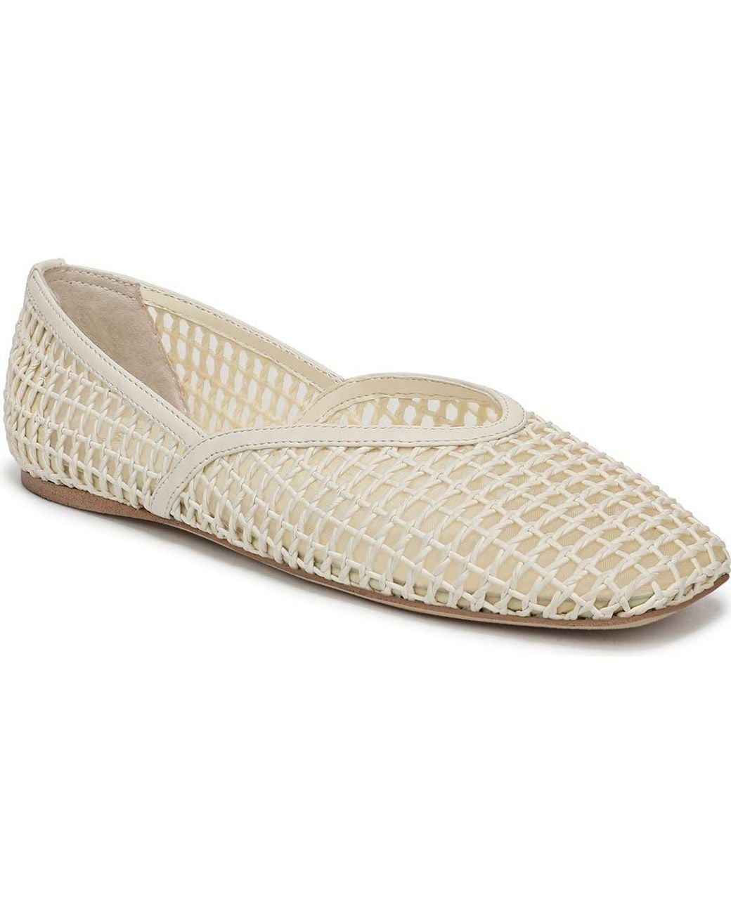 Sarto Natural Flexa Square Toe Mesh Flat