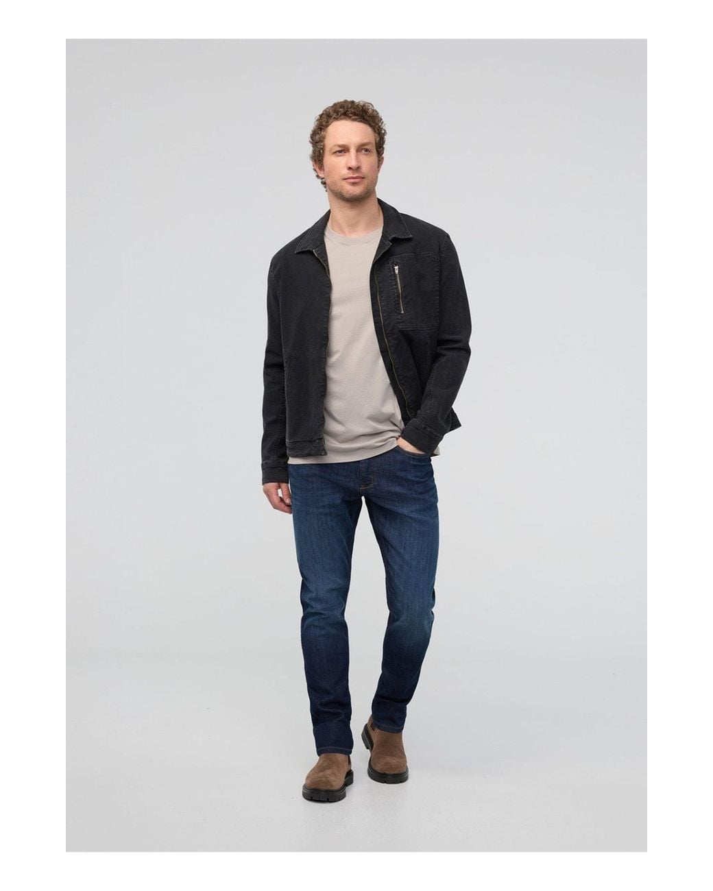 DU/ER Blue Performance Denim Taper for men