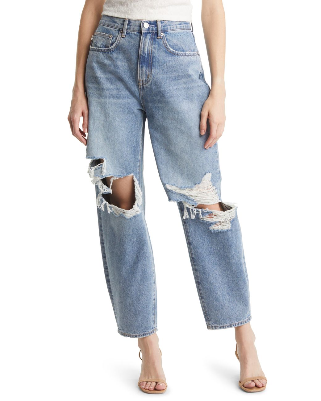 Lovers + Friends Lovers + Friends Easton High Waist Balloon Leg Jeans