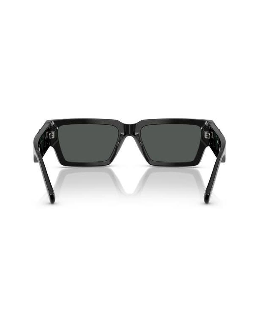 Versace Black 54Mm Rectangular Sunglasses for men