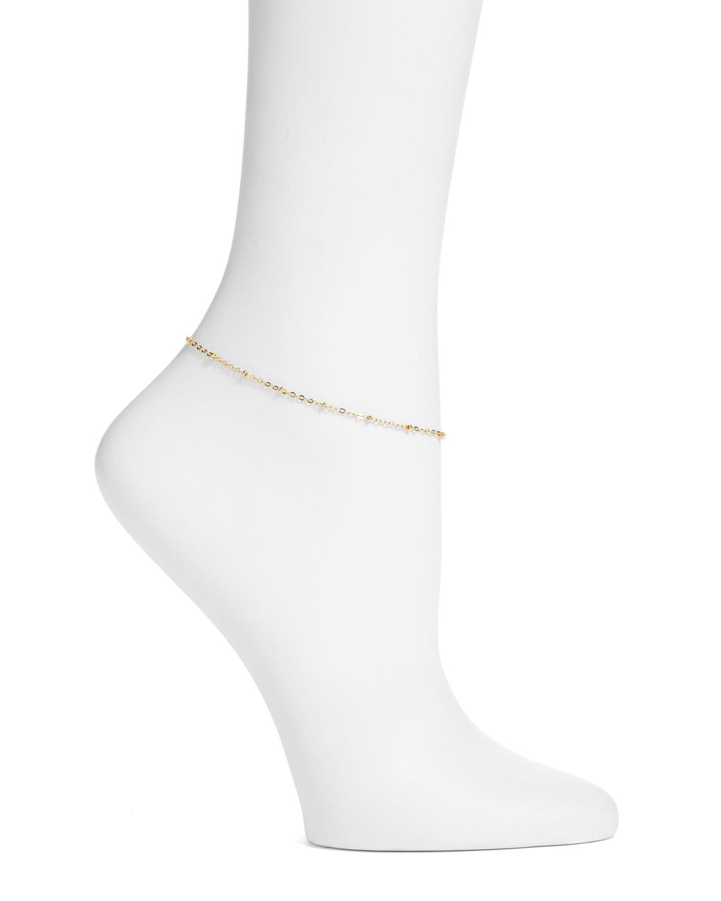 VIDAKUSH White Chain Anklet