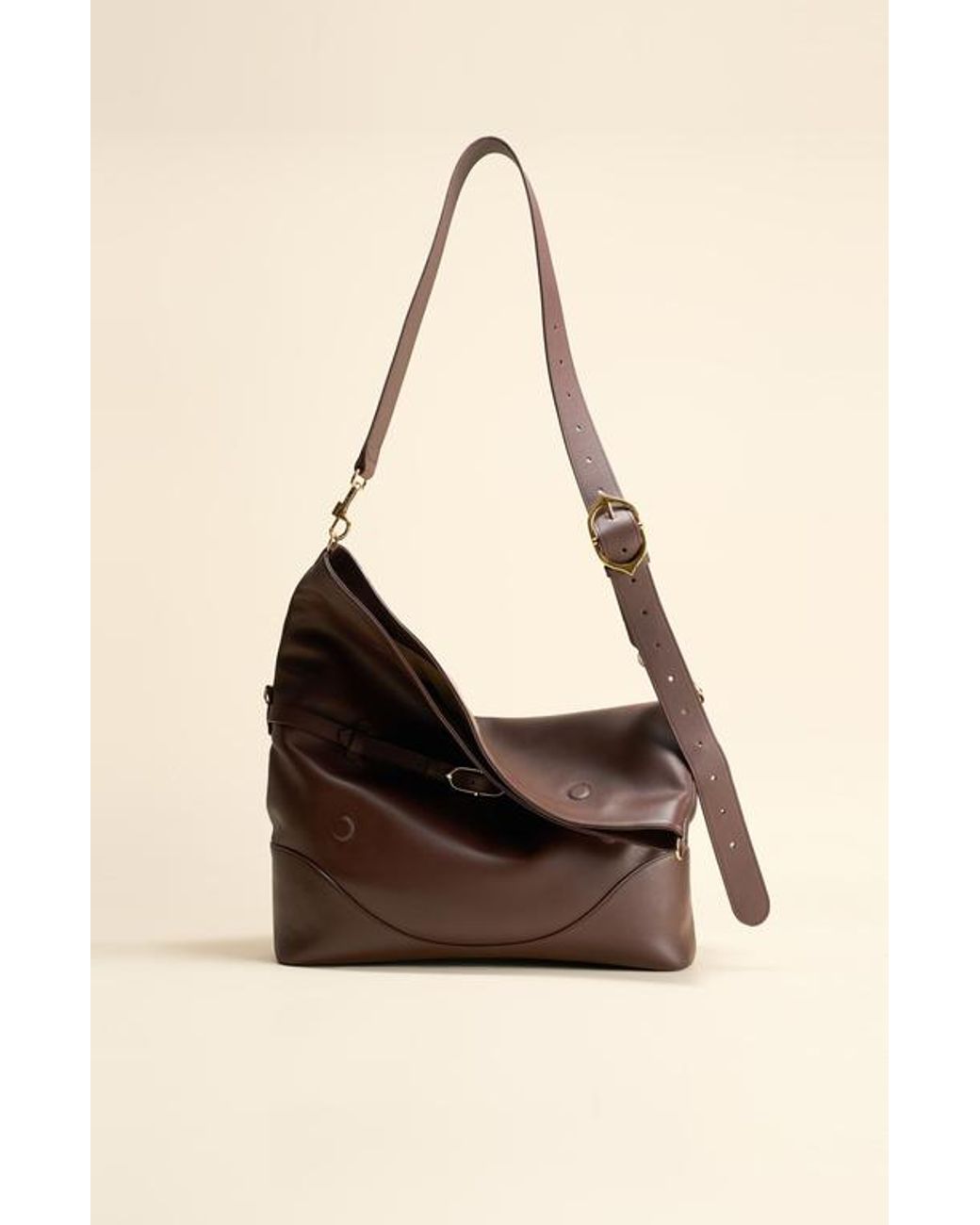 OLEADA Natural Marina Foldover Bag
