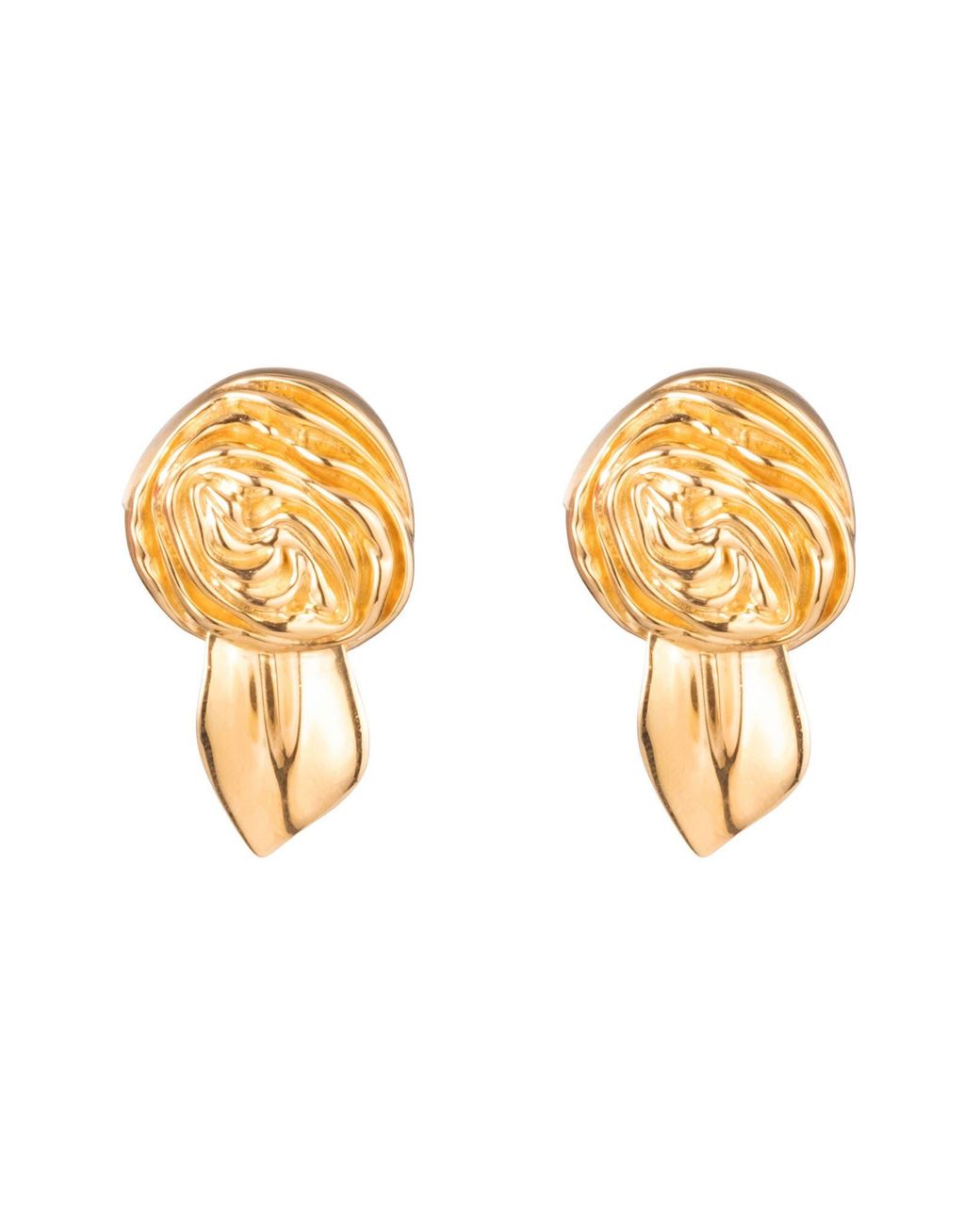 Sterling King Metallic Mini Rosette Stud Earrings