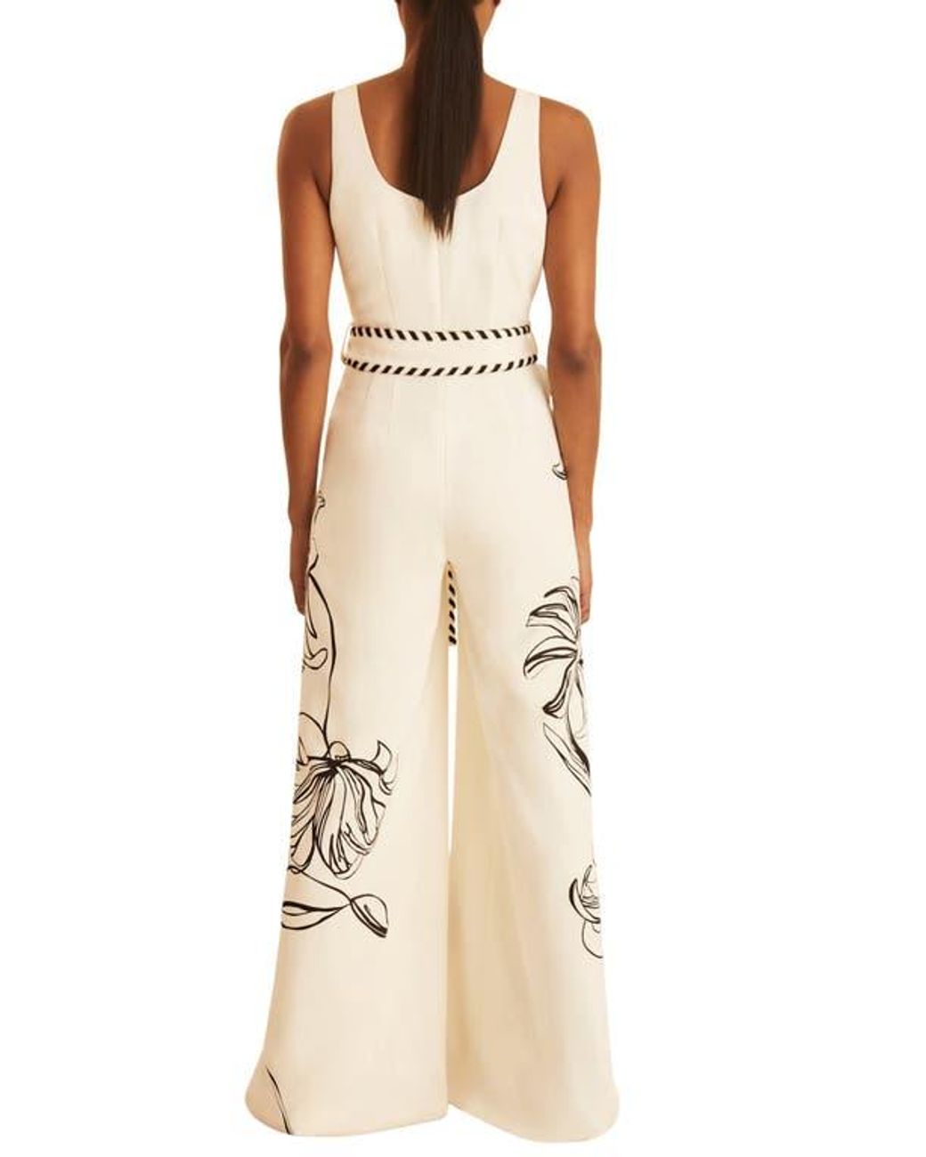 Reiss | NYBG Kinsley Floral Jumpsuit in Metallic | Lyst