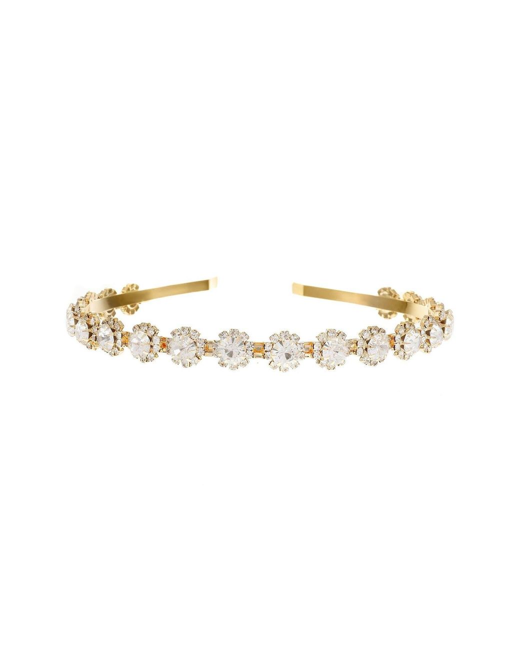 Ettika Metallic Crystal Statement Headband