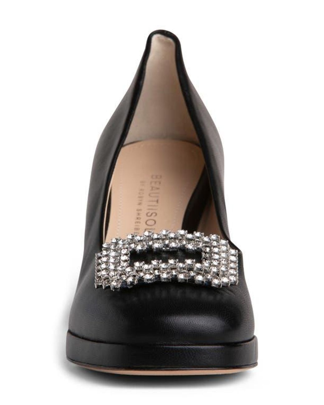 Beautiisoles Black Clementine Platform Pump