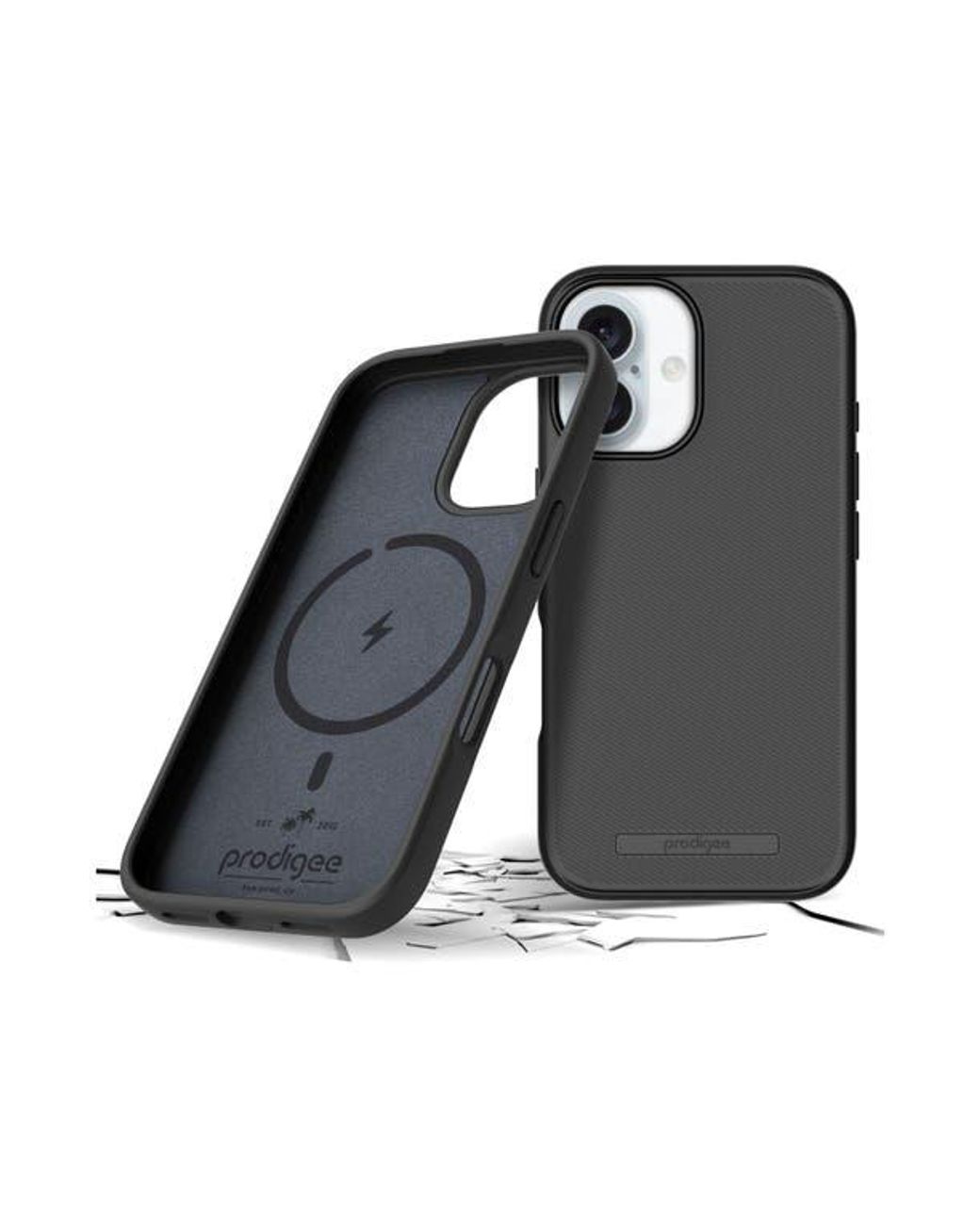 prodigee Black Solid Magsafe Case For Apple