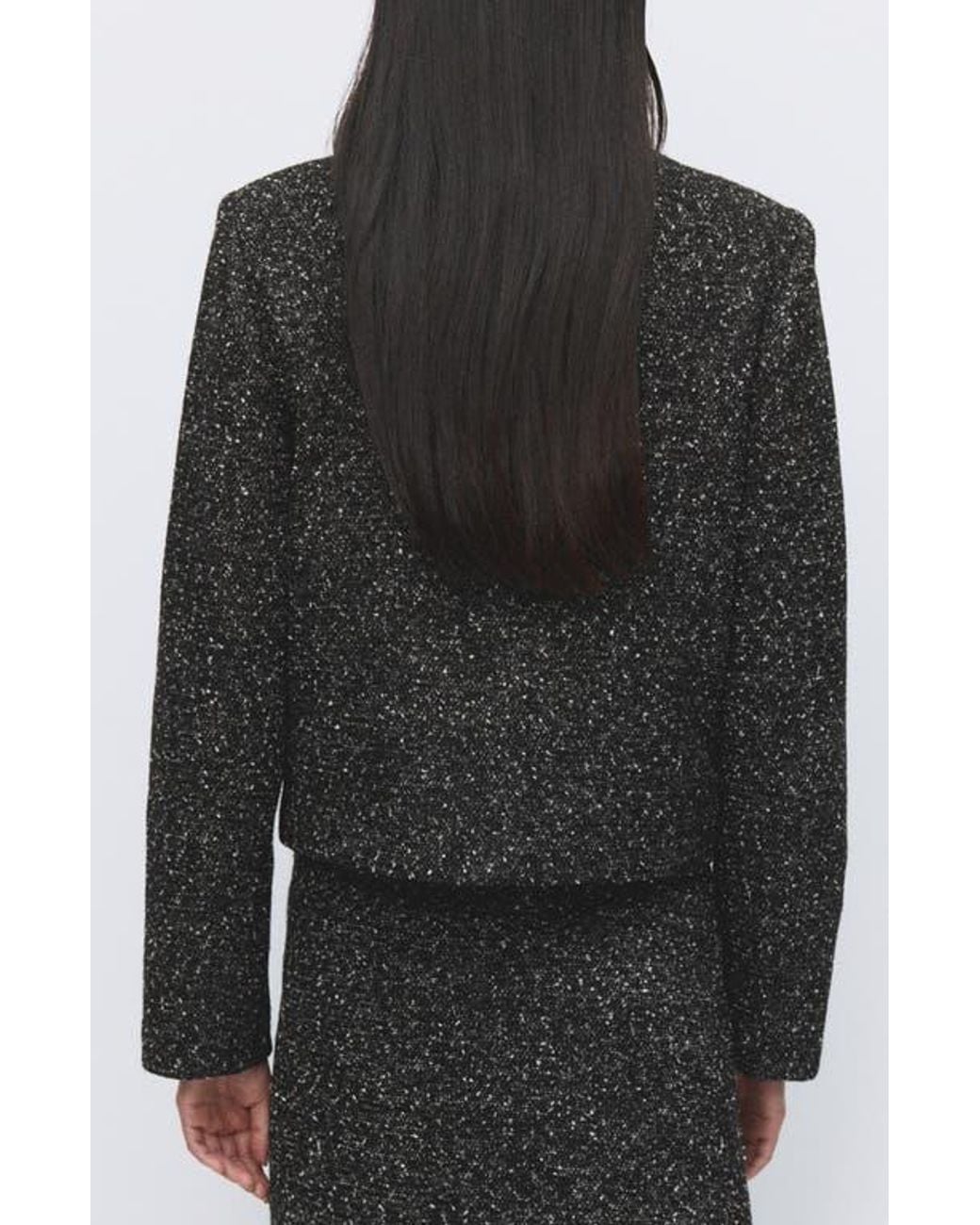Mango Black Fleck Jacket