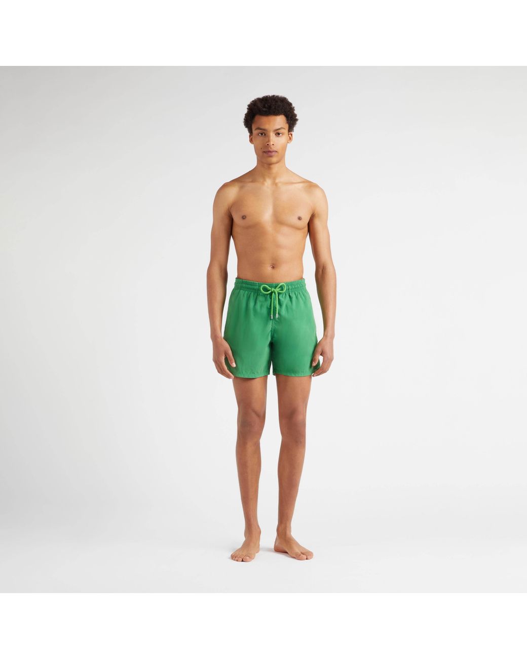 Vilebrequin Green Swim Shorts Solid for men