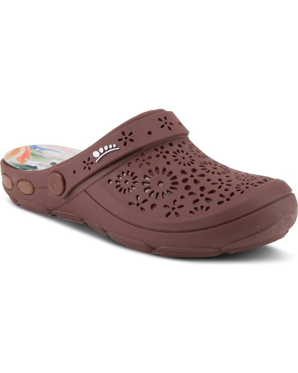 Spring Step Brown Contigo Clog