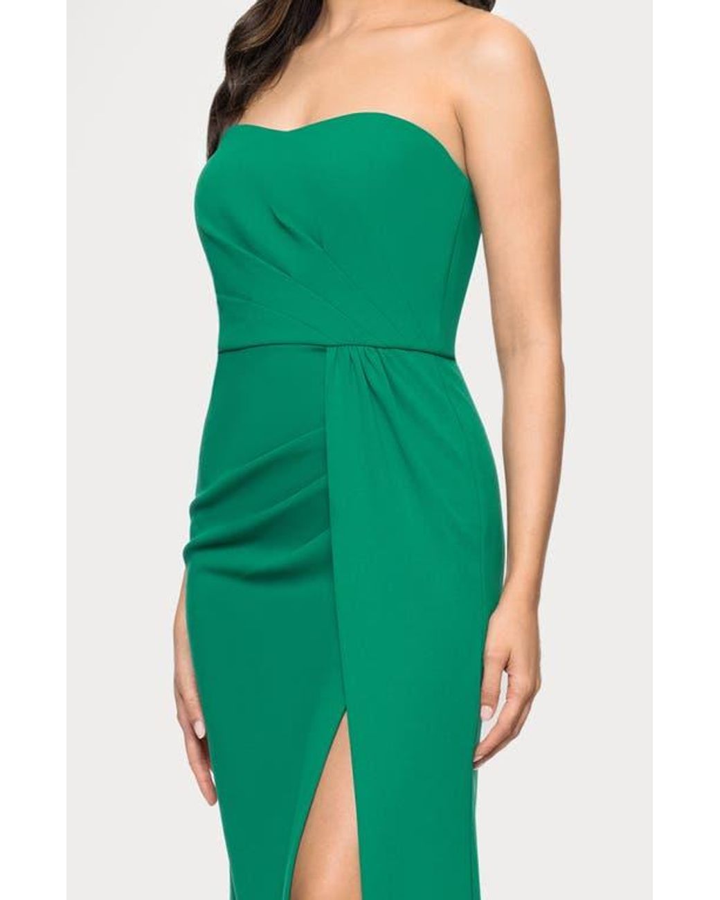 slim fit dress slacks Lace-Up Open-Back Long Prom Dress with Cut Out Hunter / 15