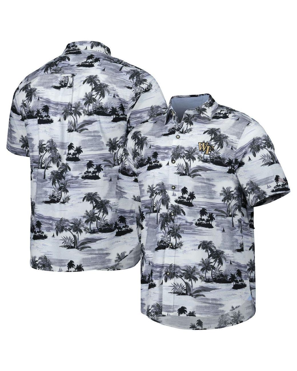 San Francisco Giants Tommy Bahama Tropical Horizons Button-Up Shirt - Black