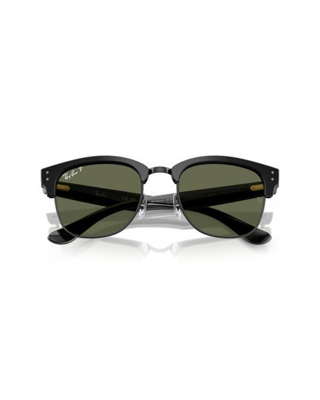 Ray-Ban Clubmaster Reverse Lens 54Mm Polarized Square Sunglasses in ...