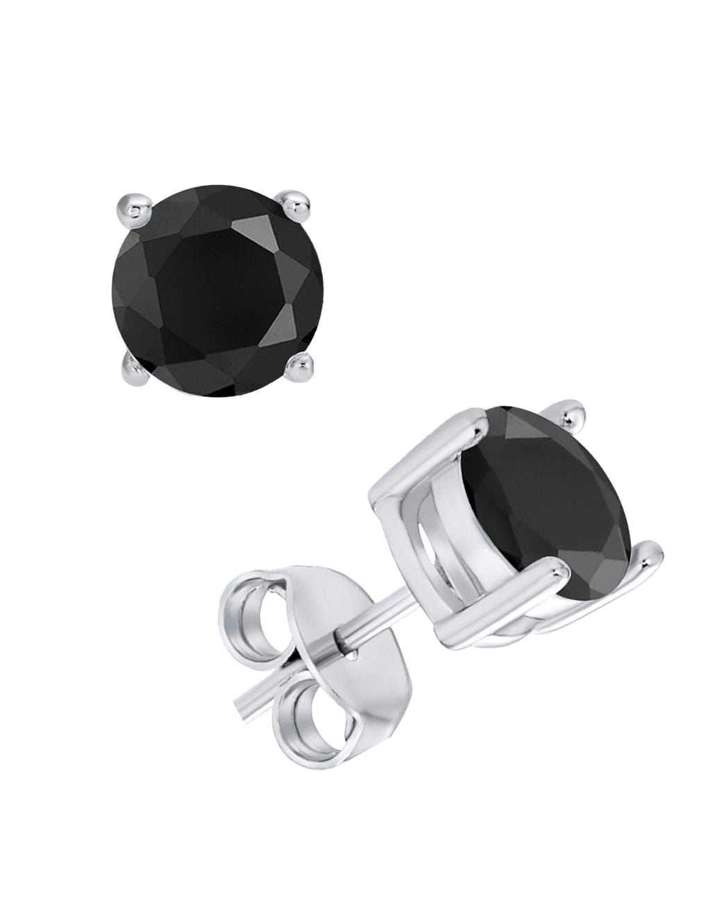 Donatello Gian Metallic Sterling Round Studs