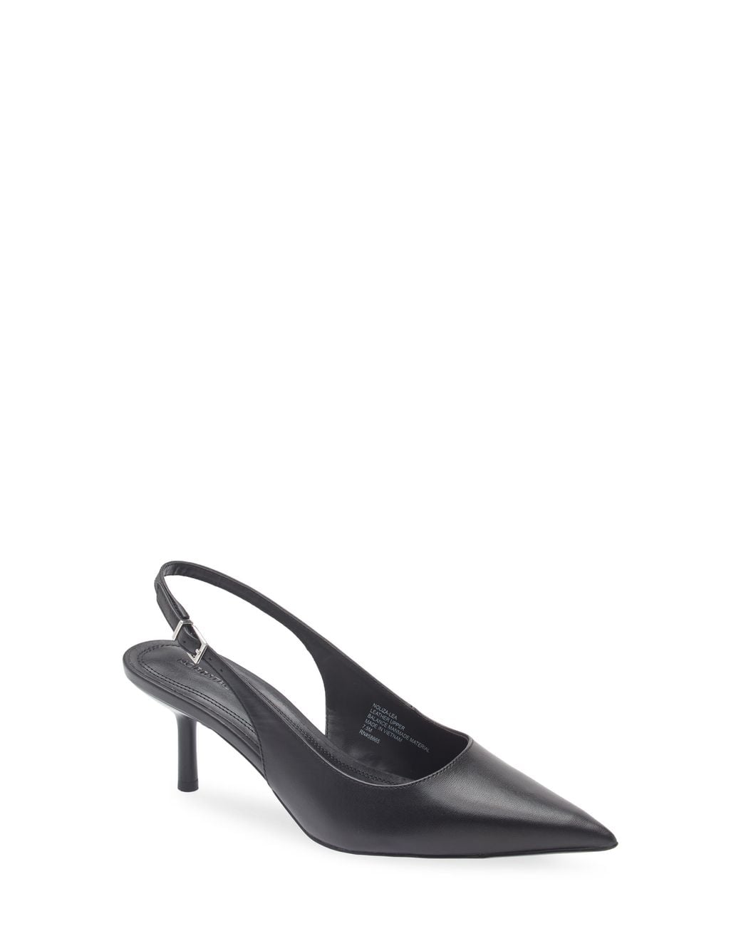 Nordstrom Black Liza Pointed Toe Pump Exclusive)