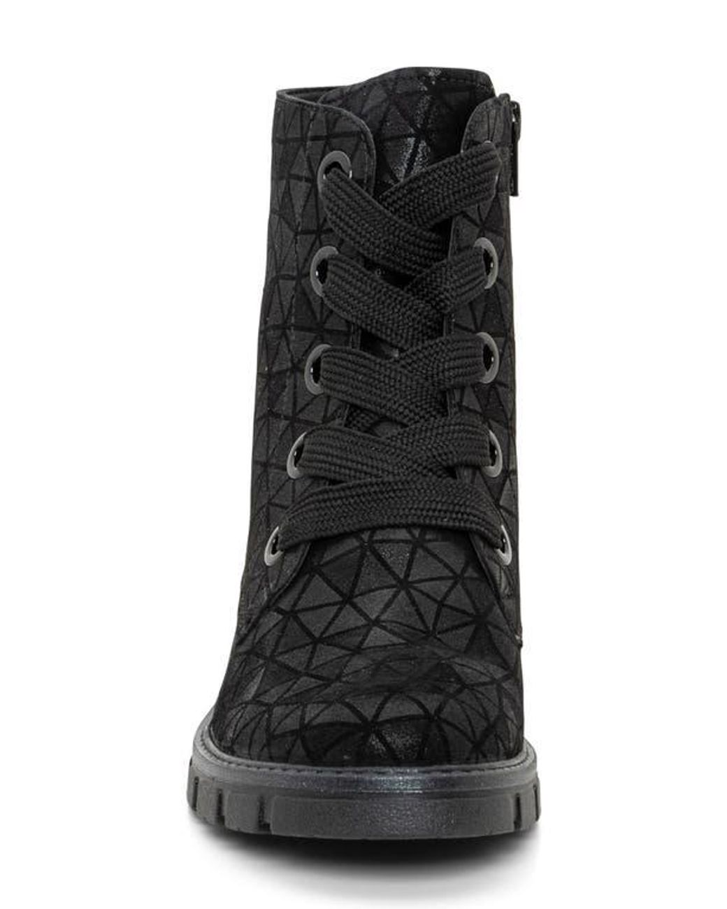 Ara Black Debbie Lace-Up Boot