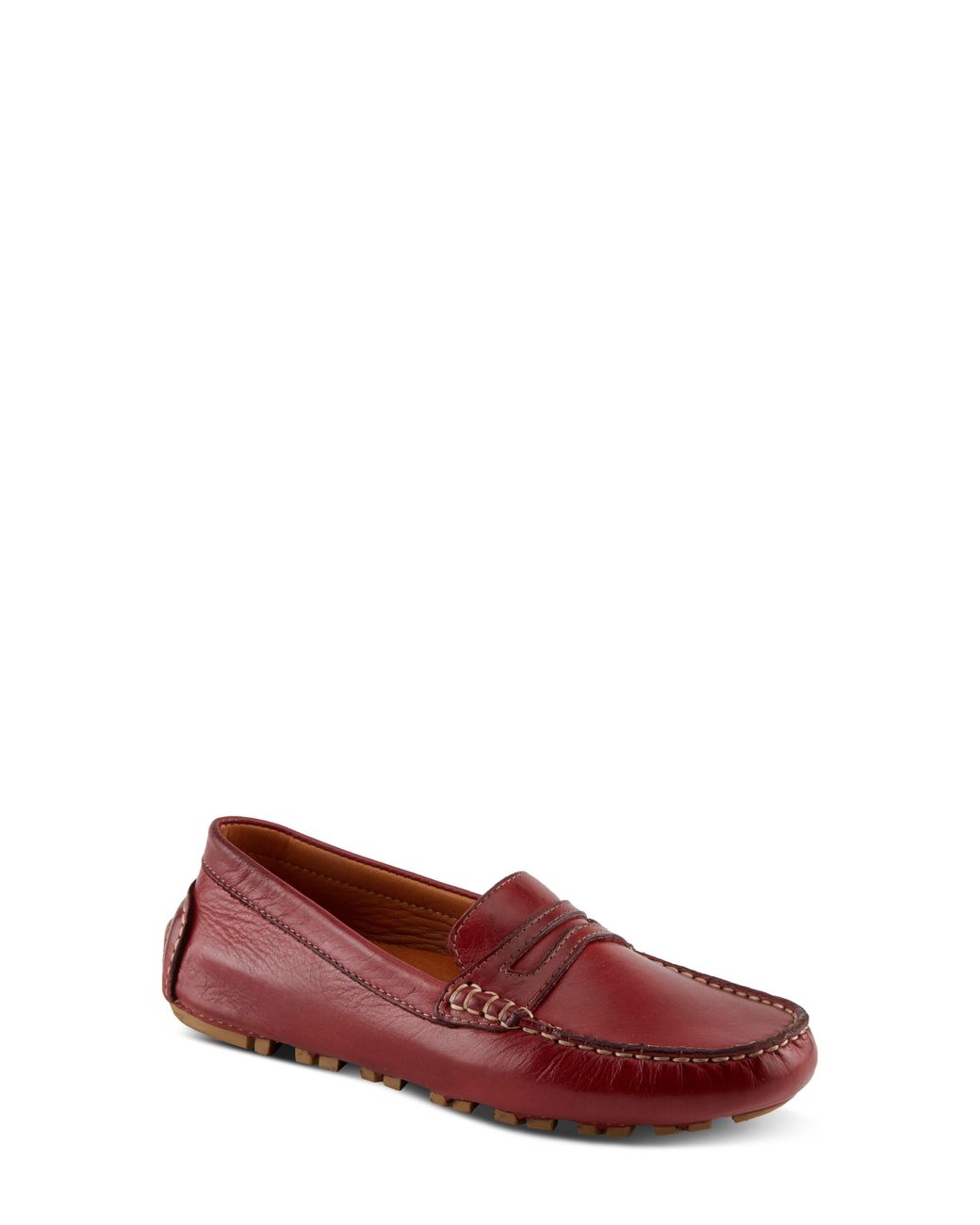 Spring Step Red Audette Penny Loafer