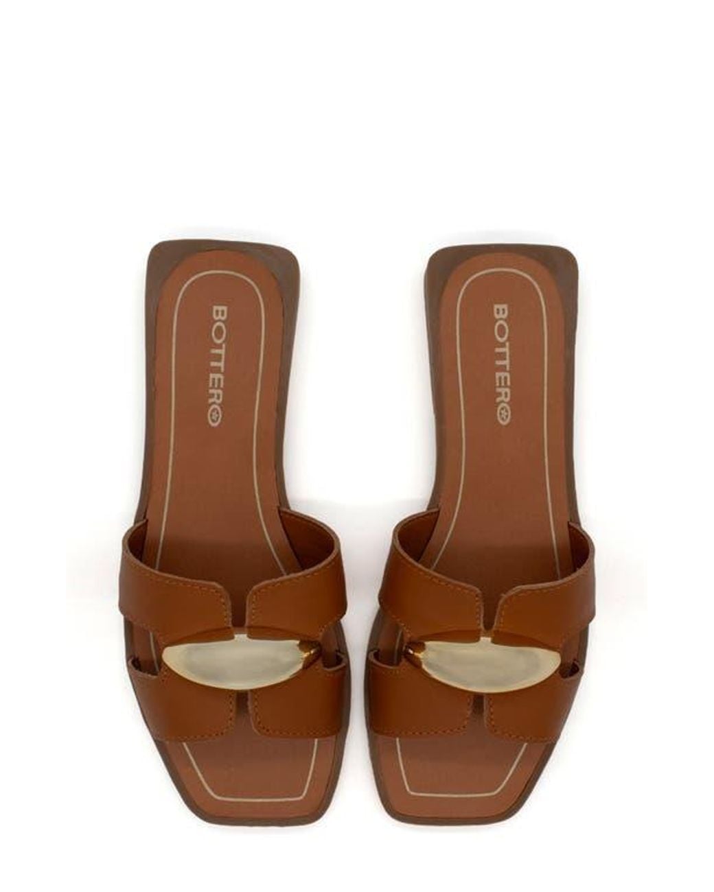 BOTTER Brown Cutout Slide Sandal