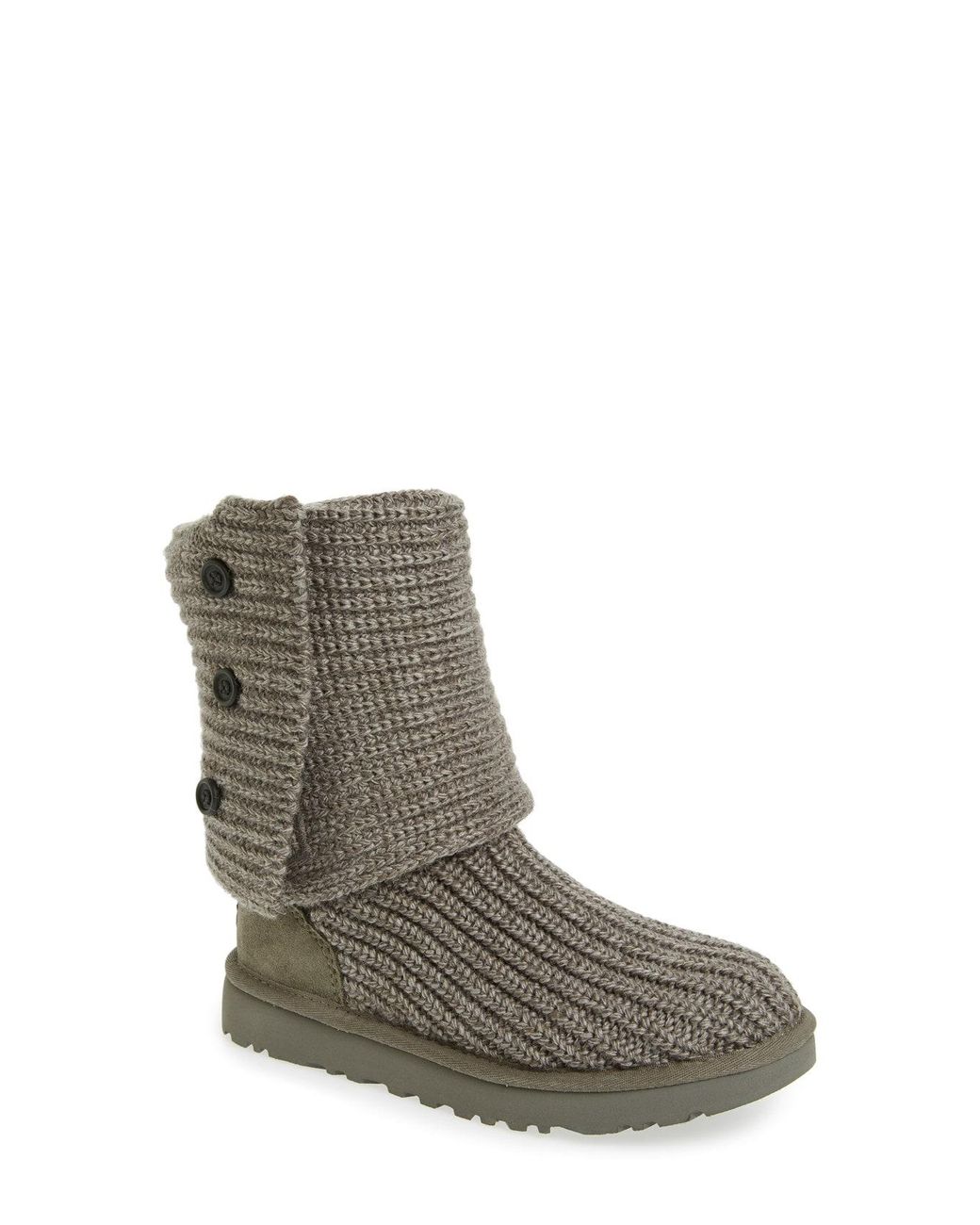 Lyst - Ugg Ugg Classic Cardy Ii Knit Boot in Gray