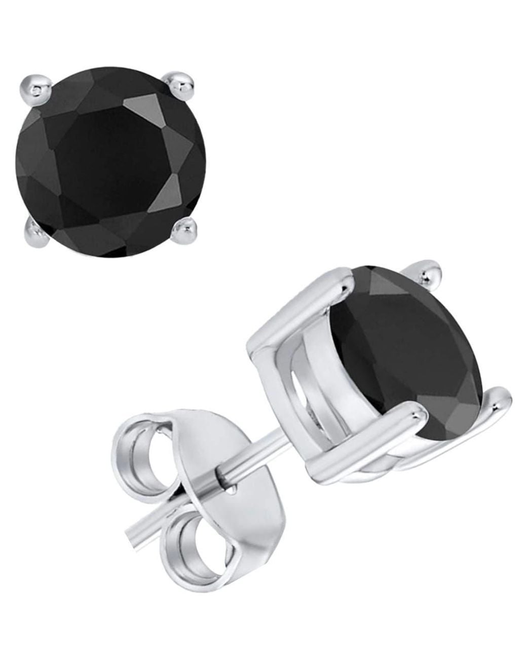 Donatello Gian Metallic Sterling Round Studs