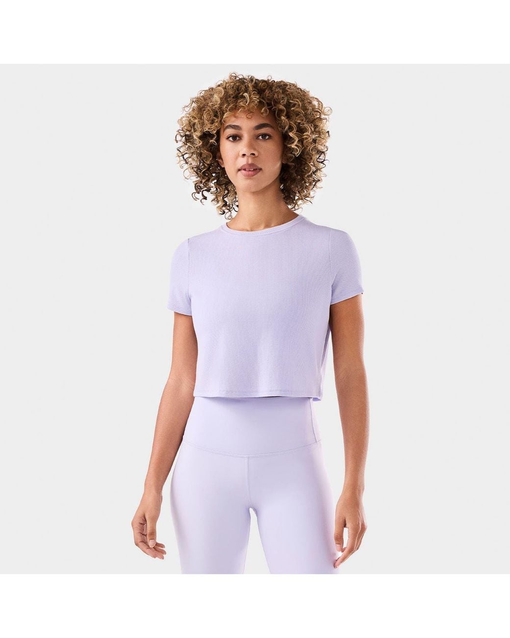 Tavi White Ribbed Tee