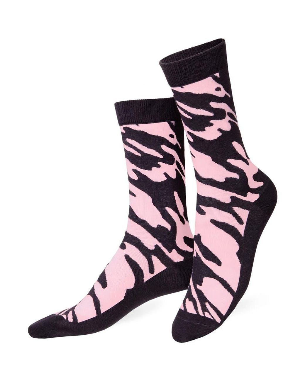 Doiy. Blue Rose Bubbles 3D Crew Socks
