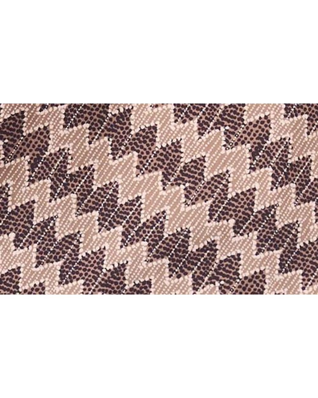 Halogen® Black Zigzag Dot Print Cap Sleeve Shell