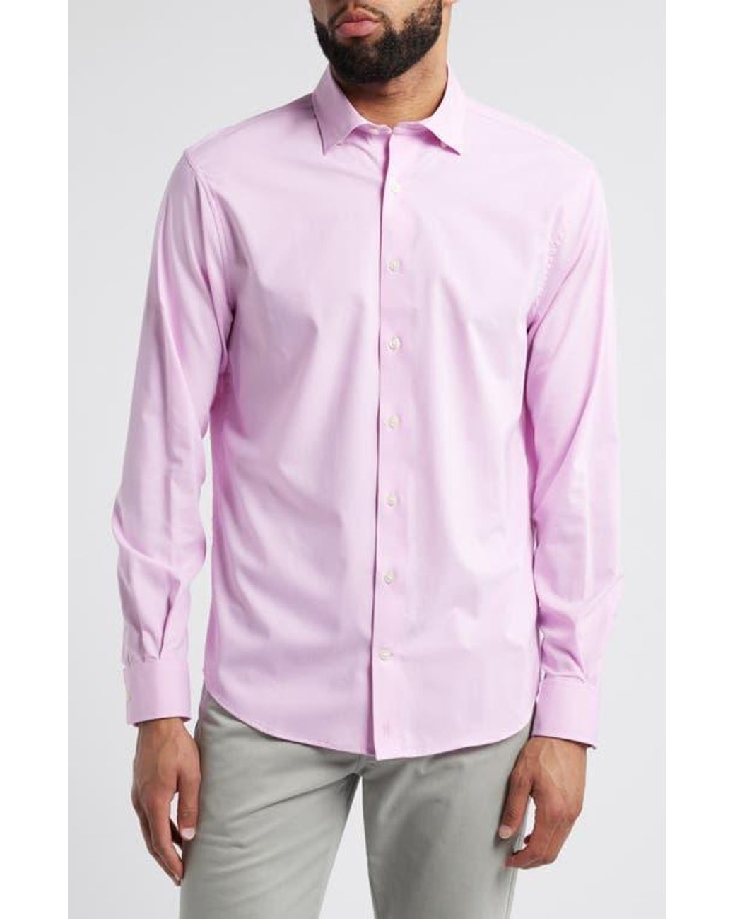 Johnnie-o Pink Travis Button-Down Shirt for men