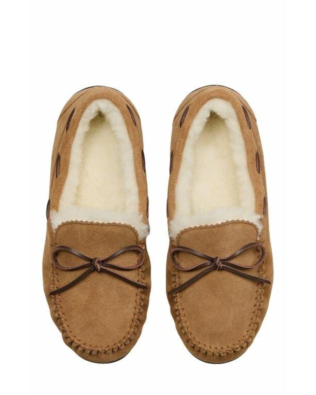 ABEO Brown Amble Bow Slipper