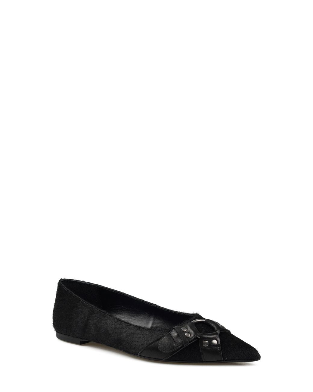 Zigi Black Hilo Pointed Toe Flat
