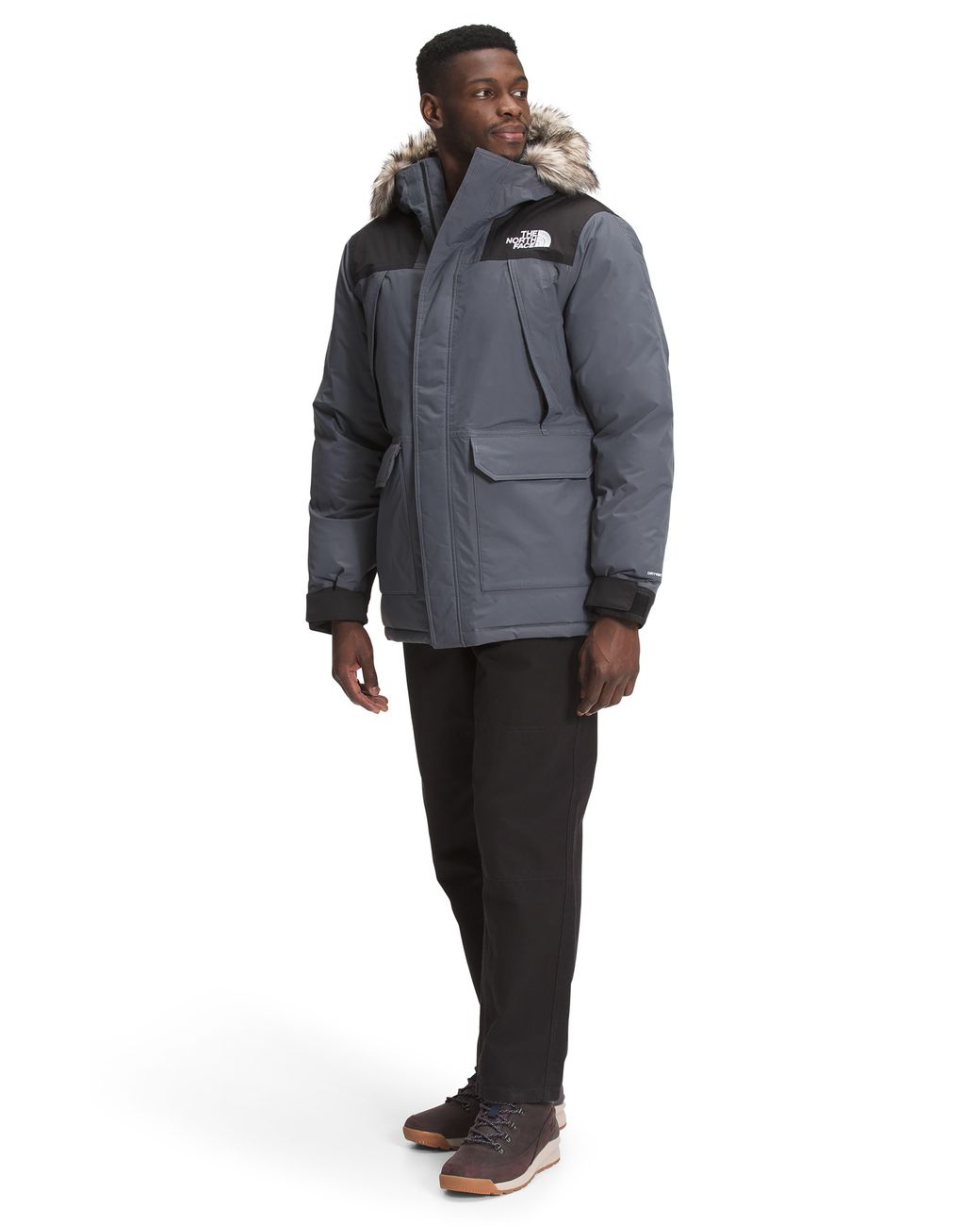 The North Face 'mcmurdo Parka Ii' Waterproof Goose Down Coat With Faux Fur  Trim in Gray for Men | Lyst
