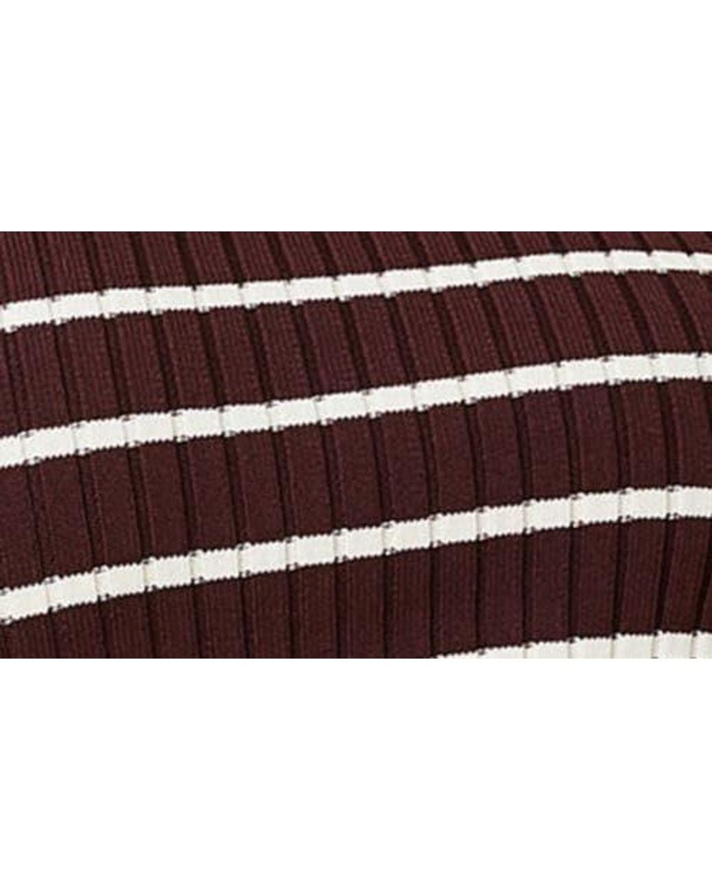 Solid & Striped Brown Dora Rib Crop Top