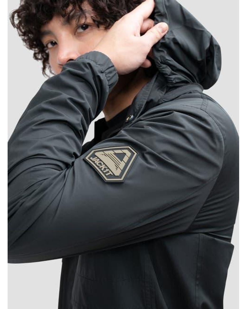 Jacket Black Atlas Lightweight Windbreaker Jacket for men