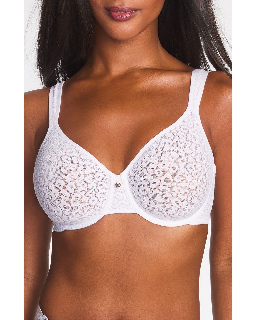 Wacoal White High Bar Underwire Bra
