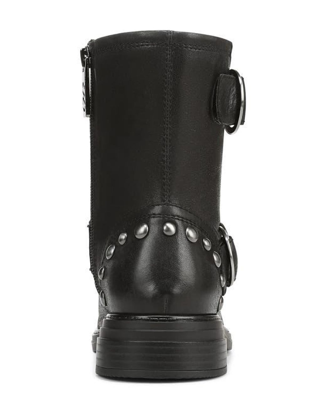 Naturalizer Black Optimus Stud Moto Boot